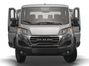 RAM Promaster Chassis HQInterior CrCab 3800WB 2023 Modelo 3D