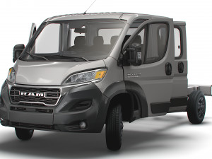 RAM Promaster Chassis HQInterior CrCab 3800WB 2023 Modelo 3D
