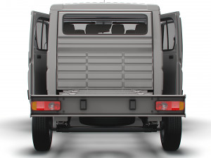 RAM Promaster Chassis HQInterior CrCab 3800WB 2023 Modelo 3D