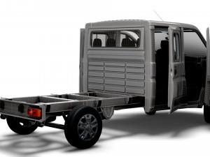 RAM Promaster Chassis HQInterior CrCab 3800WB 2023 Modelo 3D