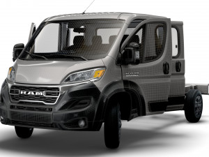 RAM Promaster Chassis HQInterior CrCab 3800WB 2023 Modelo 3D