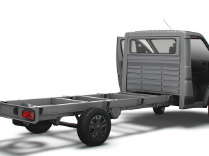 RAM Promaster Chassis HQInterior SCab 4035WBXL 2023 3D Model