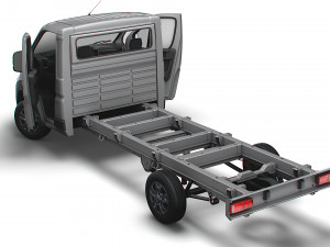 RAM Promaster Chassis HQInterior SCab 4035WBXL 2023 3D Model