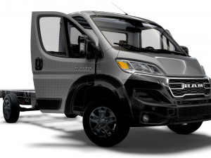 RAM Promaster Chassis HQInterior SCab 4035WBXL 2023 3D Model