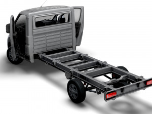 RAM Promaster Chassis HQInterior SCab 4035WBXL 2023 3D Model