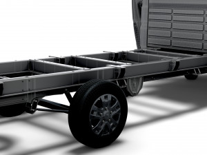 RAM Promaster Chassis HQInterior SCab 4035WBXL 2023 3D Model