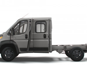RAM Promaster Chassis Truck CrCab 3450WB HQInterior 2023 3D Model