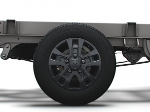 RAM Promaster Chassis Truck CrCab 3450WB HQInterior 2023 3D Model