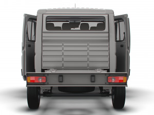 RAM Promaster Chassis Truck CrCab 3450WB HQInterior 2023 3D Model