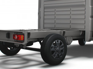 RAM Promaster Chassis Truck CrCab 3450WB HQInterior 2023 3D Model