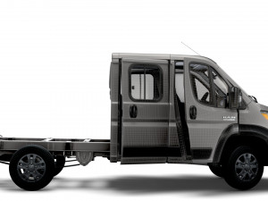 RAM Promaster Chassis Truck CrCab 3450WB HQInterior 2023 3D Model