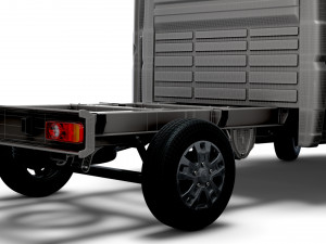 RAM Promaster Chassis Truck CrCab 3450WB HQInterior 2023 3D Model