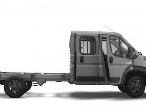 RAM Promaster Chassis Truck CrCab 4035WB HQInterior 2023 Modelo 3D