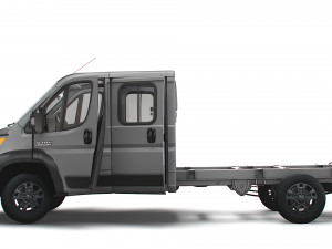 RAM Promaster Chassis Truck CrCab 4035WB HQInterior 2023 Modelo 3D