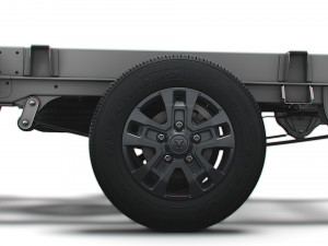 RAM Promaster Chassis Truck CrCab 4035WB HQInterior 2023 Modelo 3D