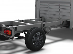 RAM Promaster Chassis Truck CrCab 4035WB HQInterior 2023 Modelo 3D