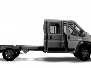 RAM Promaster Chassis Truck CrCab 4035WB HQInterior 2023 Modelo 3D