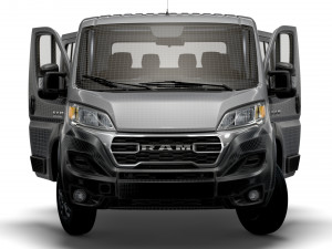 RAM Promaster Chassis Truck CrCab 4035WB HQInterior 2023 Modelo 3D