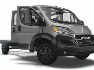 RAM Promaster Chassis Truck CrCab 4035WBXL HQInterior 2023 Model 3D