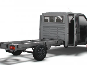 RAM Promaster Chassis Truck CrCab 4035WBXL HQInterior 2023 3D Model