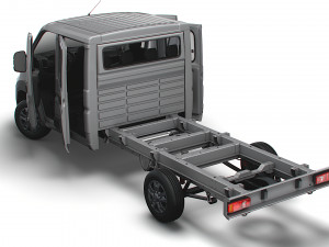 RAM Promaster Chassis Truck CrCab 4035WBXL HQInterior 2023 3D Модель