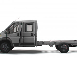RAM Promaster Chassis Truck CrCab 4035WBXL HQInterior 2023 3D Модель