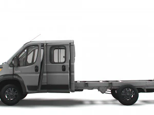 RAM Promaster Chassis Truck CrCab 4035WBXL HQInterior 2023 3D Model