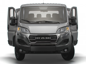 RAM Promaster Chassis Truck CrCab 4035WBXL HQInterior 2023 3D Модель