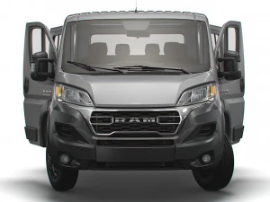 RAM Promaster Chassis Truck CrCab 4035WBXL HQInterior 2023 3D Model