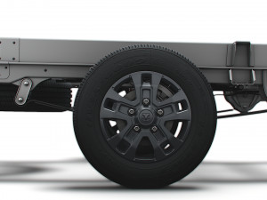 RAM Promaster Chassis Truck CrCab 4035WBXL HQInterior 2023 3D Модель