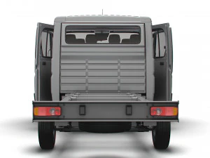 RAM Promaster Chassis Truck CrCab 4035WBXL HQInterior 2023 3D Model