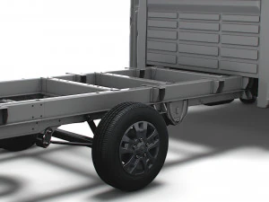RAM Promaster Chassis Truck CrCab 4035WBXL HQInterior 2023 3D Model