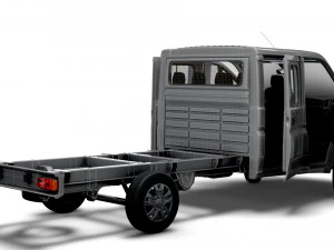 RAM Promaster Chassis Truck CrCab 4035WBXL HQInterior 2023 3D Model