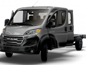 RAM Promaster Chassis Truck CrCab 4035WBXL HQInterior 2023 3D Модель