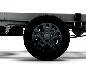 RAM Promaster Chassis Truck CrCab 4035WBXL HQInterior 2023 3D Модель