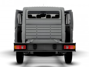 RAM Promaster Chassis Truck CrCab 4035WBXL HQInterior 2023 3D Модель