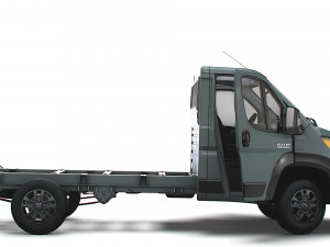 RAM Promaster Chassis Truck SCab 3450WB HQInterior 2023 Modello 3D