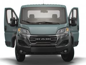 RAM Promaster Chassis Truck SCab 3450WB HQInterior 2023 Modello 3D
