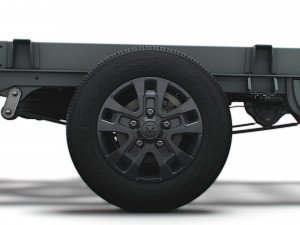 RAM Promaster Chassis Truck SCab 3450WB HQInterior 2023 Modello 3D