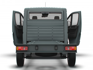 RAM Promaster Chassis Truck SCab 3450WB HQInterior 2023 Modello 3D