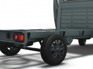 RAM Promaster Chassis Truck SCab 3450WB HQInterior 2023 Modello 3D