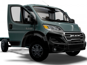 RAM Promaster Chassis Truck SCab 3450WB HQInterior 2023 Modello 3D