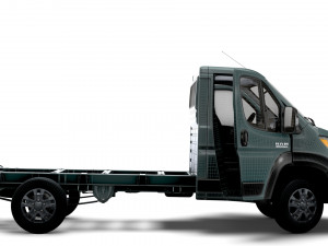 RAM Promaster Chassis Truck SCab 3450WB HQInterior 2023 Modello 3D