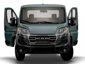 RAM Promaster Chassis Truck SCab 3450WB HQInterior 2023 Modello 3D