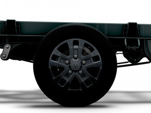 RAM Promaster Chassis Truck SCab 3450WB HQInterior 2023 Modello 3D
