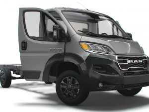 RAM Promaster Şasi Kamyon SCab 4035WB HQInterior 2023 3D Model