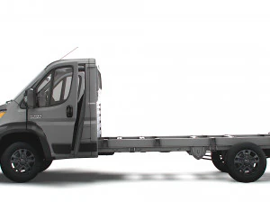 RAM Promaster Chassis Truck SCab 4035WB HQInterior 2023 3D Model