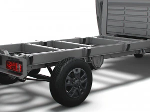 RAM Promaster Chassis Truck SCab 4035WB HQInterior 2023 3D Model