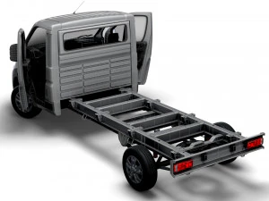 RAM Promaster Chassis Truck SCab 4035WB HQInterior 2023 3D Model