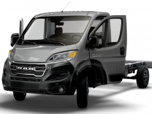 RAM Promaster Chassis Truck SCab 4035WB HQInterior 2023 3D Model